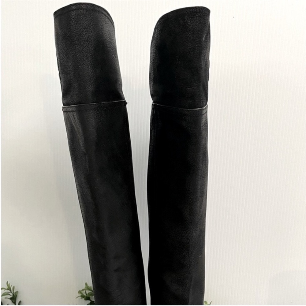 Tory Burch Simone Black Over-the-Knee Boots Size 8 - Picture 9 of 16